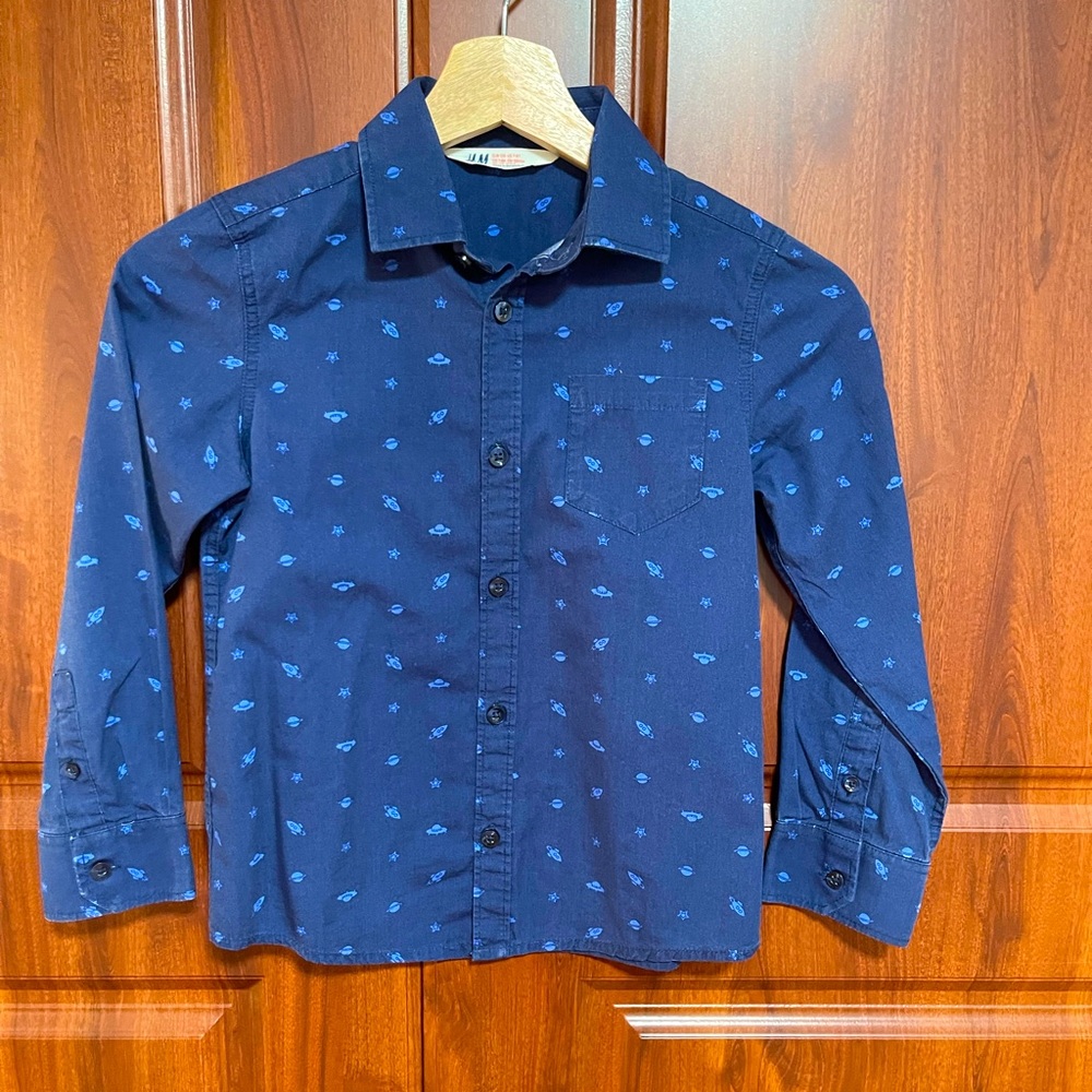 H&M long sleeve boys shirt